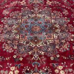 397 × 290cm Large Persian Mashad Hand-Knotted Wool Rug - Image 6