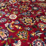 426 × 290cm Red/Gold Persian Kashan Hand-Knotted – Wool Rug - Image 5