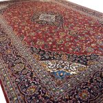 435 × 300cm Extra-Large Persian Kashan Hand-Knotted Wool Rug - Image 2