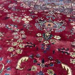 397 × 290cm Large Persian Mashad Hand-Knotted Wool Rug - Image 3