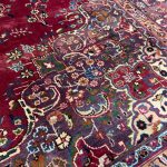 397 × 290cm Large Persian Mashad Hand-Knotted Wool Rug - Image 4