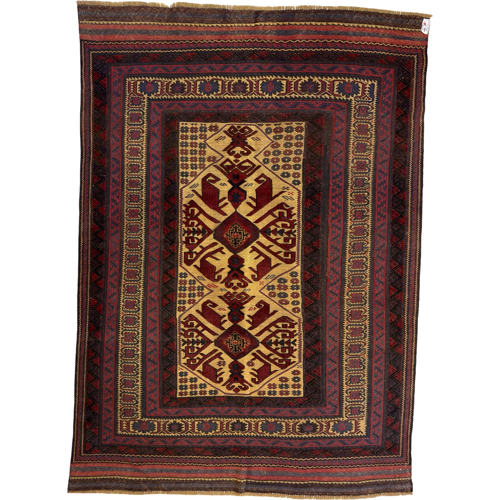 300 x 200cm Tribal Kilim-Barjesta Hand Woven – Wool Rug 300 x 200cm Tribal Kilim-Barjesta Hand Woven – Wool Rug