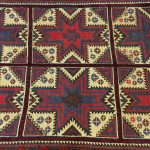 269 x 193cm Tribal Kilim-Barjesta with Six Star Medallion Panels – Hand Woven Wool Rug - Image 4