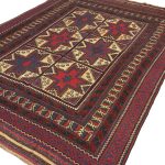 269 x 193cm Tribal Kilim-Barjesta with Six Star Medallion Panels – Hand Woven Wool Rug - Image 2