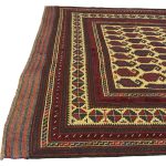 269 x 193cm Tribal Kilim-Barjesta With All-Over Boteh Design Hand Woven Wool Rug - Image 7