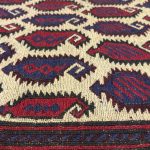 269 x 193cm Tribal Kilim-Barjesta With All-Over Boteh Design Hand Woven Wool Rug - Image 6