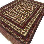 269 x 193cm Tribal Kilim-Barjesta With All-Over Boteh Design Hand Woven Wool Rug - Image 4