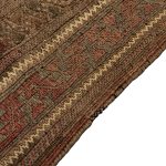 300 x 200cm Sun-Washed Vintage Afghan Kilim-Barjesta Wool Rug - Image 6