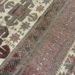 300 x 200cm Sun-Washed Vintage Afghan Kilim-Barjesta Wool Rug - Image 7