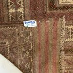 300 x 200cm Sun-Washed Vintage Afghan Kilim-Barjesta Wool Rug - Image 8