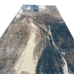 300 x 80cm Turquoise & Sandstone Marble Runner Rug - Image 6