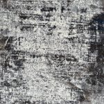300 x 80cm Modern Abstract Runner Rug in Light Grey & Charcoal - Image 6