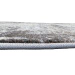 300 x 80cm Modern Abstract Runner Rug in Light Grey & Charcoal - Image 10