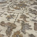 365 × 274cm Cream & Taupe Persian-Style Machine Made Floral Rug