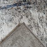 300 x 80cm Grey & Ivory Abstract Runner Rug with Navy Accents - Image 8