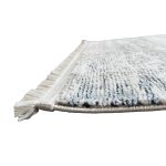 300 x 80cm Grey & Ivory Distressed Abstract Runner Rug - Image 6