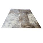 340 x 240cm Modern Serenity in Silver Grey & Mocha Area Rug - Image 2