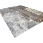 230 x 160cm Modern Serenity in Silver Grey & Mocha Area Rug - Image 4