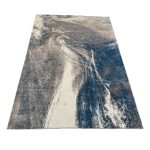 230 x 160cm Turquoise & Sandstone Marble Rug (Copy) - Image 3