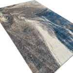 230 x 160cm Turquoise & Sandstone Marble Rug (Copy) - Image 5