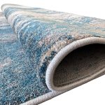 400 x 300cm Turquoise & Sandstone Marble Rug - Image 9