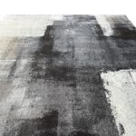 230 x 160cm Geometric Impressions in Silver grey & Brown Rug - Image 5