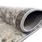 340 x 240cm Monochrome Elegance in silver Grey with Teal Accents Area Rug - Image 10