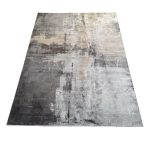 230 x 160cm Grey & Beige Urban Patina Abstract Rug - Image 4