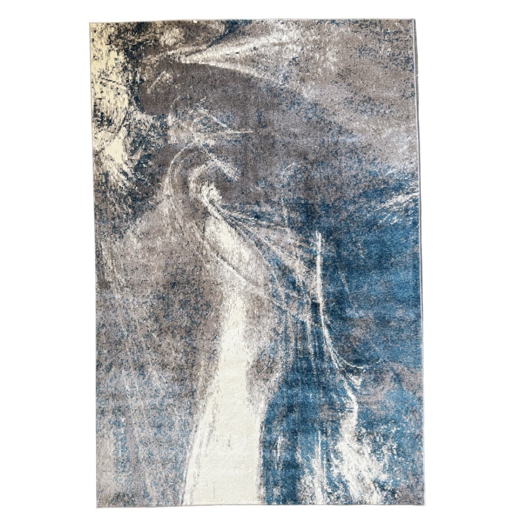 IMG_9982-Large 340 x 240cm Turquoise & Sandstone Marble Rug - Image 1