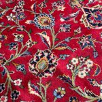 340 x 250cm Vintage Hand Knotted Persian Kashan – Wool Rug