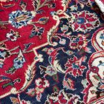 340 x 250cm Vintage Hand Knotted Persian Kashan Wool Rug - Image 6