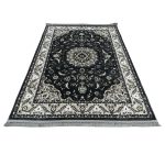 230 x 160cm Persian Isfahan Design Grey Area Rug - Image 2