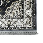 230 x 160cm Persian Isfahan Design Grey Area Rug - Image 7