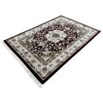 230 x 160cm Sarouk Farahan Design Red Rug - Image 3