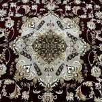 230 x 160cm Sarouk Farahan Design Red Rug - Image 5
