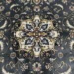 230 x 160cm Persian Tabriz Floral Design Grey Rug - Image 5