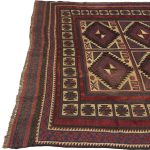 300 x 200cm Hand Woven Tribal Kilim-Barjesta Wool Rug - Image 7