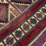300 x 200cm Hand Woven Tribal Kilim-Barjesta Wool Rug - Image 4