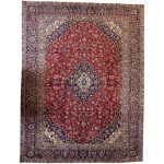 392 x 280cm Hand Knotted Persian Kashan Wool Rug