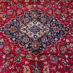 392 x 280cm Hand Knotted Persian Kashan Wool Rug - Image 5