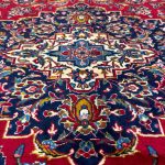 392 x 280cm Hand Knotted Persian Kashan Wool Rug - Image 4