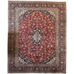 367 x 243cm Hand Knotted Persian Kashan – Wool Rug