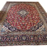 367 x 243cm Hand Knotted Persian Kashan Wool Rug - Image 2